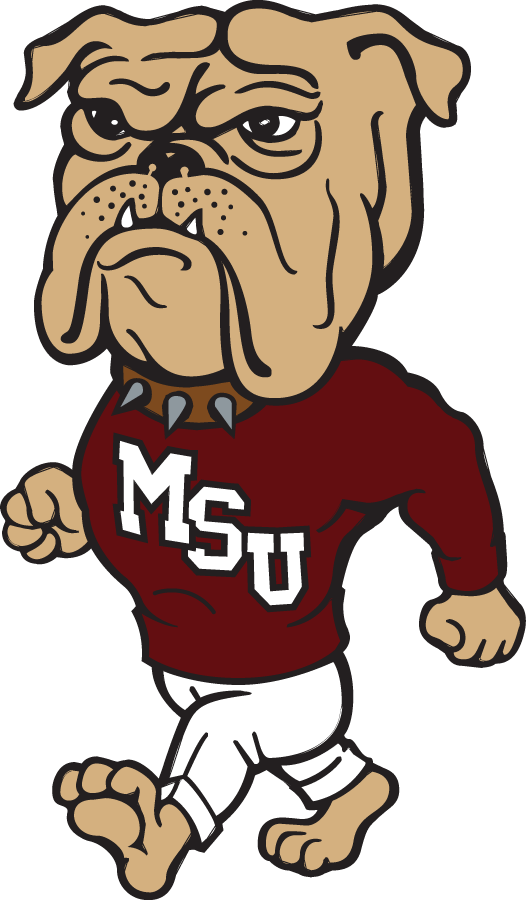 Mississippi State Bulldogs 1986-2008 Mascot Logo v2 iron on transfers for fabric